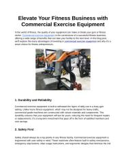 Elevate Your Fitness Business with Commercial Exercise Equipment.docx