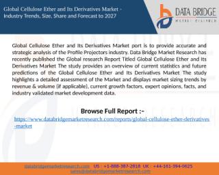 Cellulose Ether and Its Derivatives Market Analysis.pptx