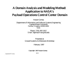 A Domain Analysis and Modeling Method-Application to NASA's Payload Operations Control Center Domain.pdf