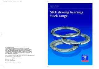SKF Slewing bearings stock range leaflet.pdf