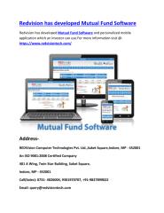 5 june 18 Redvision has developed Mutual Fund Software.pdf